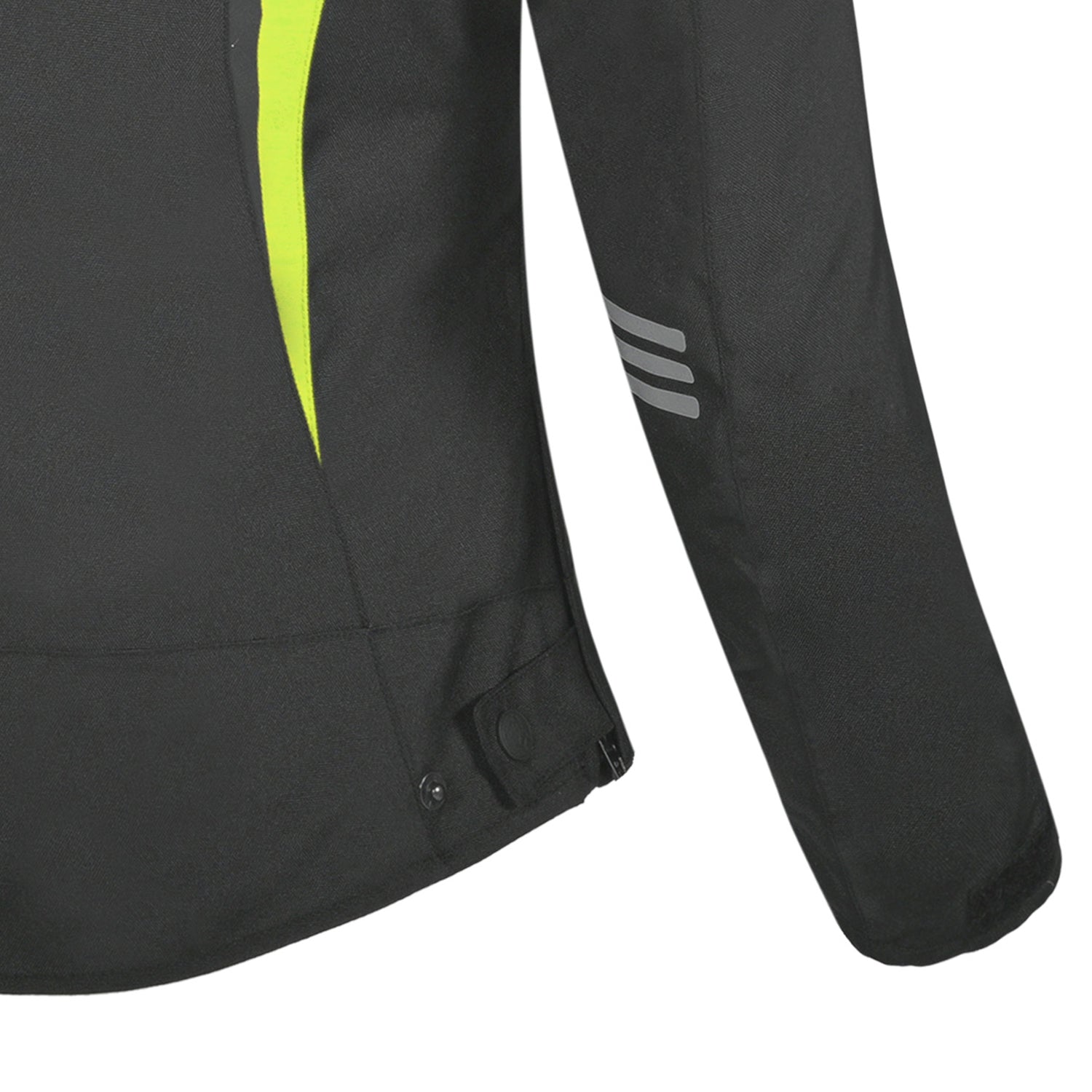 BELA Bradley Lady Motorcycle Textile Jacket Black Yellow Fluro