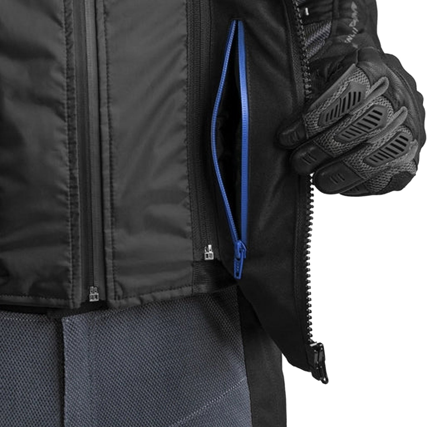 SHIMA RUSH 2.0 MEN'S MOTORCYCLE WATERPROOF JACKET BLACK