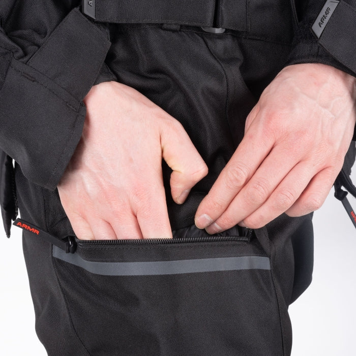 ARMR Kiso 4.0 WP MS Motorcycle Textile Regular Pant Black