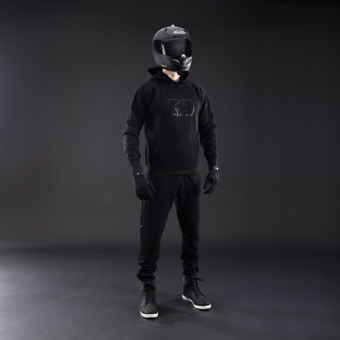 Oxford Armourlite AA Pullon MS Motorcycle Hoodie Black
