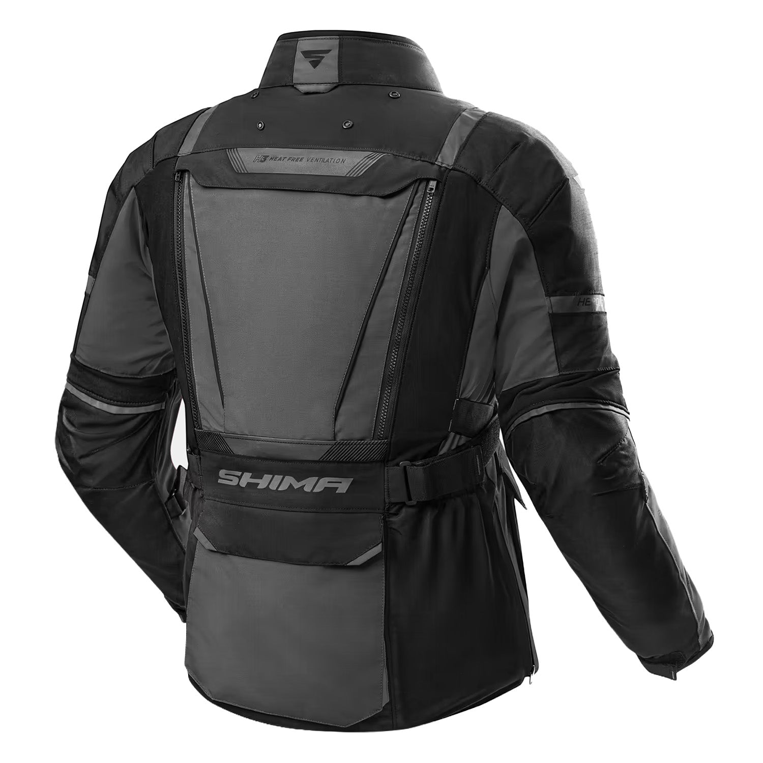 SHIMA HERO 2.0 MEN MOTORCYCLE TEXTILE ADVENTURE JACKET BLACK