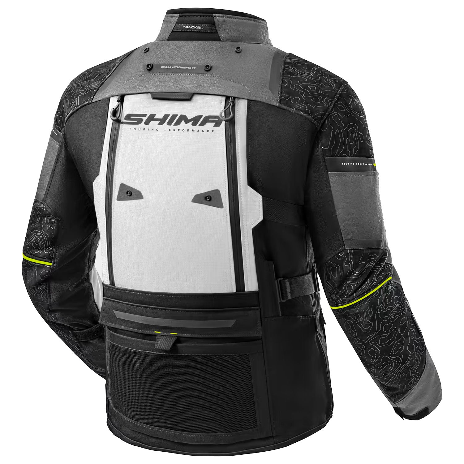 SHIMA TRACKER MEN MOTORCYCLE TOURING JACKET DARK GREY