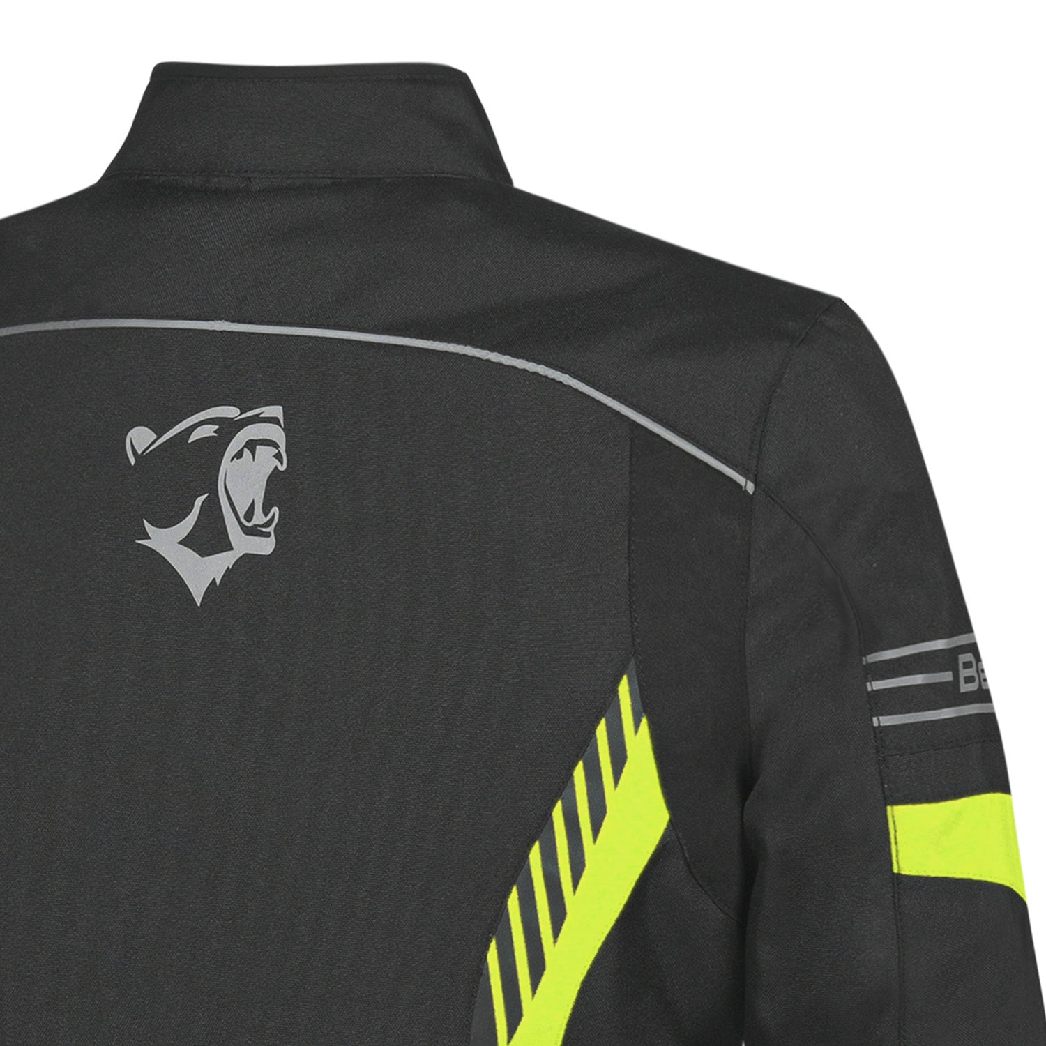 BELA Bradley Lady Motorcycle Textile Jacket Black Yellow Fluro