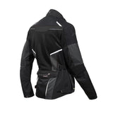 Chaqueta De Motocicleta Atacama Para Hombre Seventy Sd-Jt70 Negra/Gris/Blanca