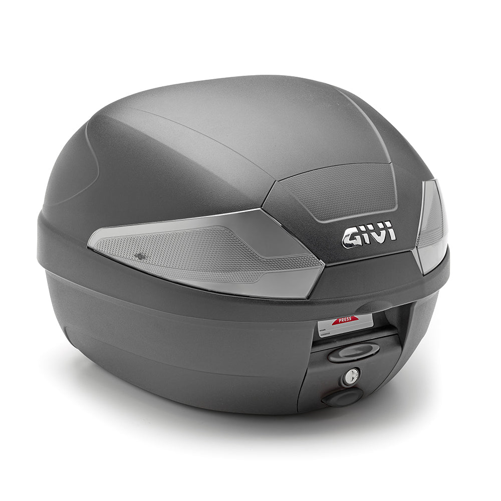 GIVI ML B29 Maleta Para Moto Tech Negro Ahumado Reflectores 29 L - Accesorios