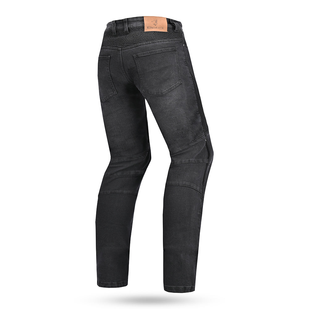 BELA KEVLAR TROPHY MEN MOTORCYCLE JEANS 34L BLACK