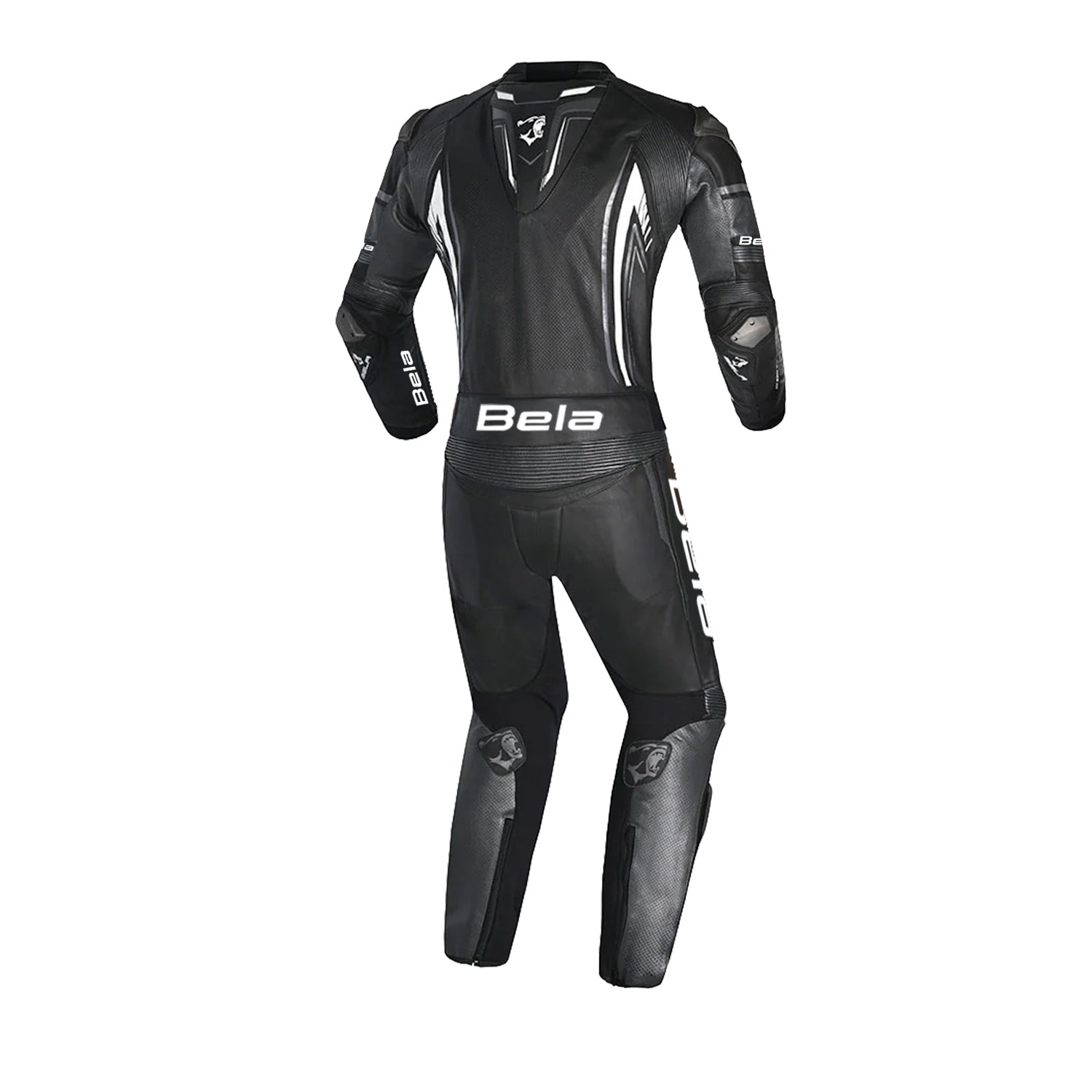 BELA  Beast 2 PC Motorcycle Leathers Suits Black Anthracite White