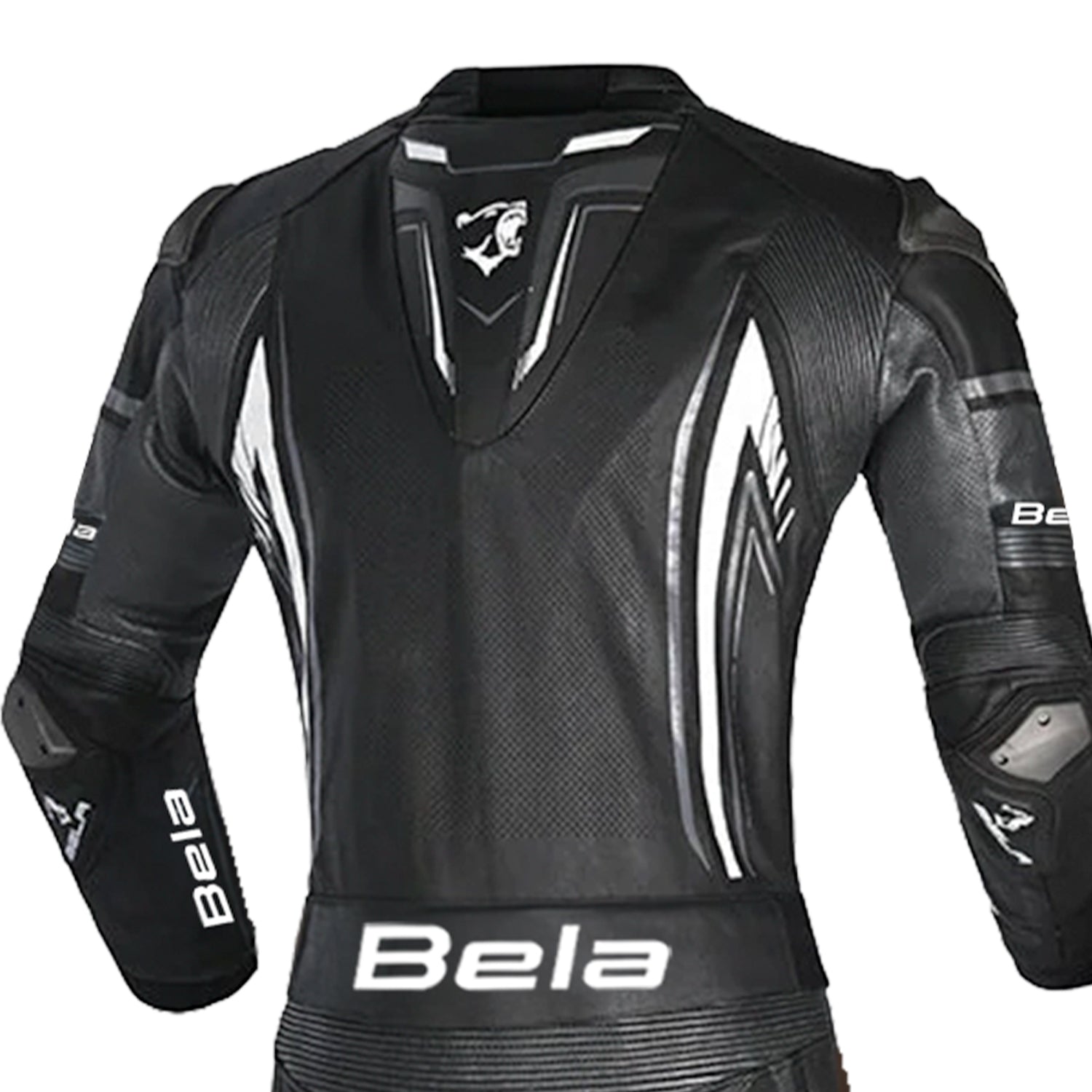 BELA  Beast 2 PC Motorcycle Leathers Suits Black Anthracite White