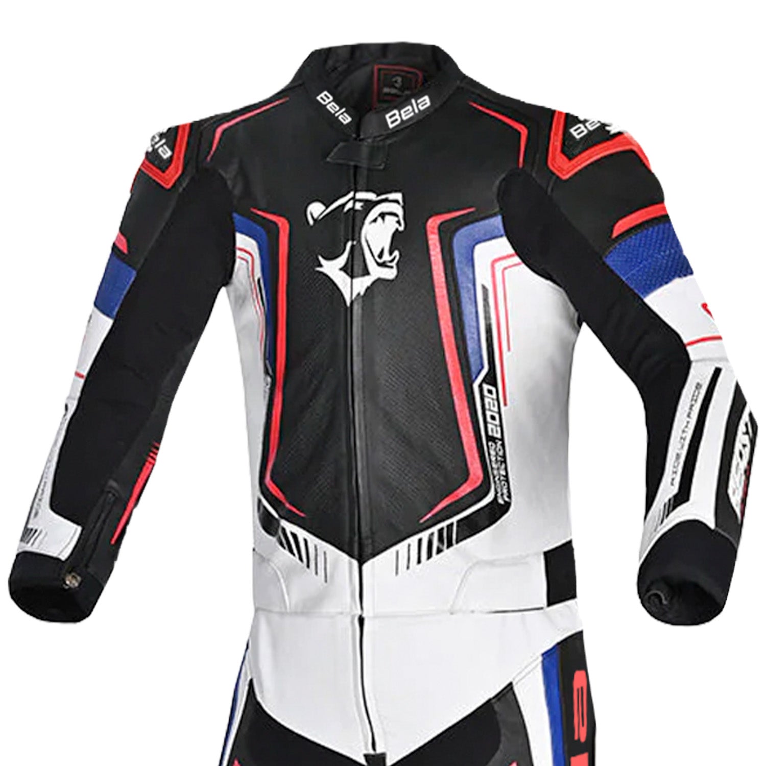 BELA - 2 PC Beast Jumpsuit Black/White/Blue/Red