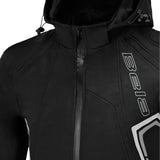 BELA Breeze Softshell Motorbike Riding Hoodie Black Gray