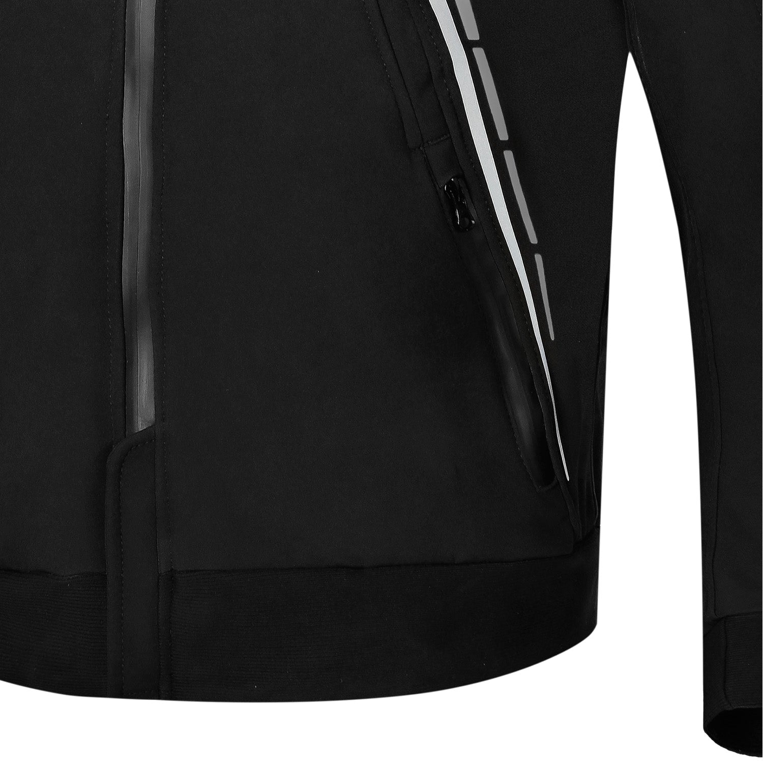 BELA Breeze Softshell Motorbike Riding Hoodie Black Gray