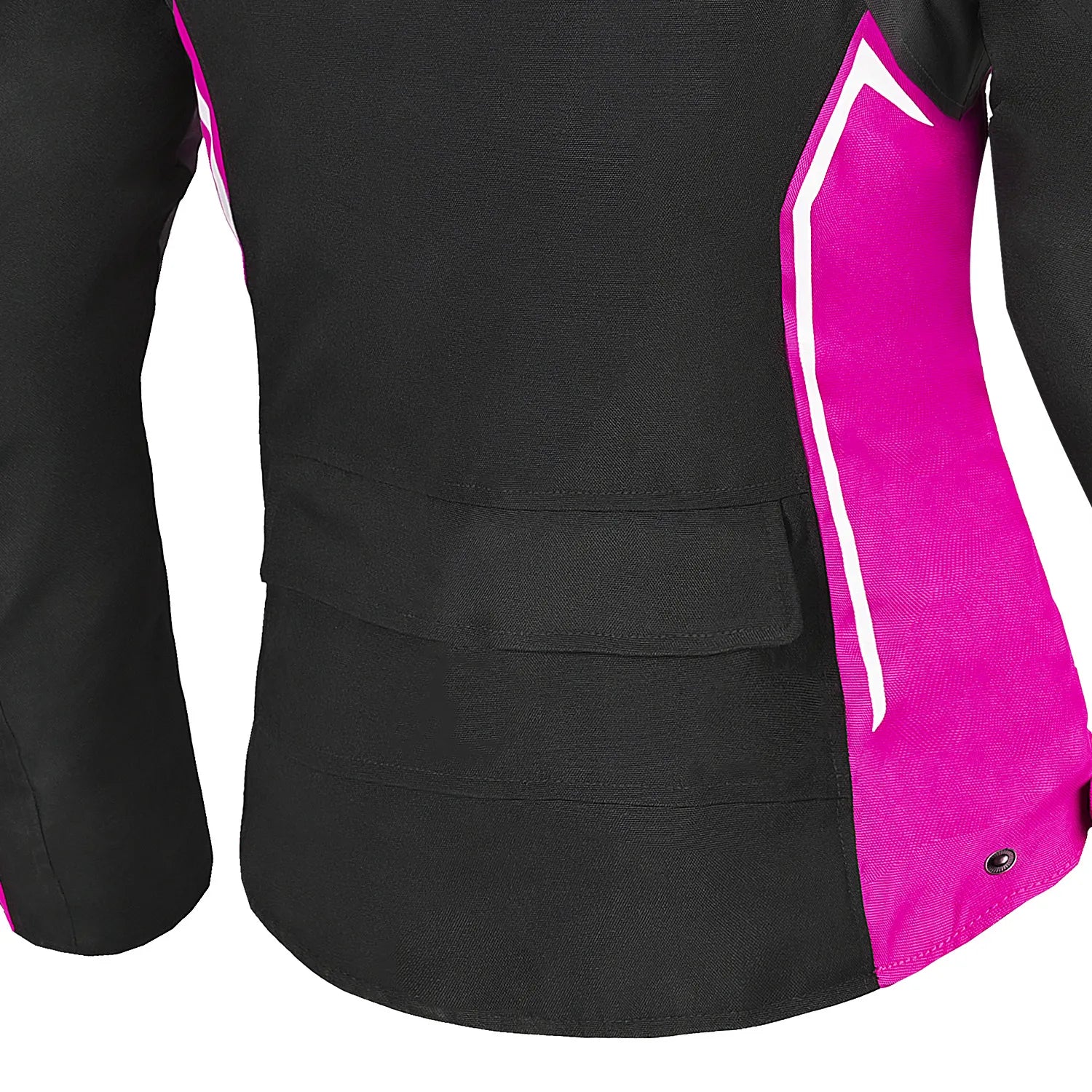 BELA Elanur Lady Motorcycle Textile Touring Jacket Black Grey Pink