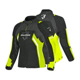 BELA Elanur Lady Textile Motorcycle Touring Jacket Black Grey Yellow