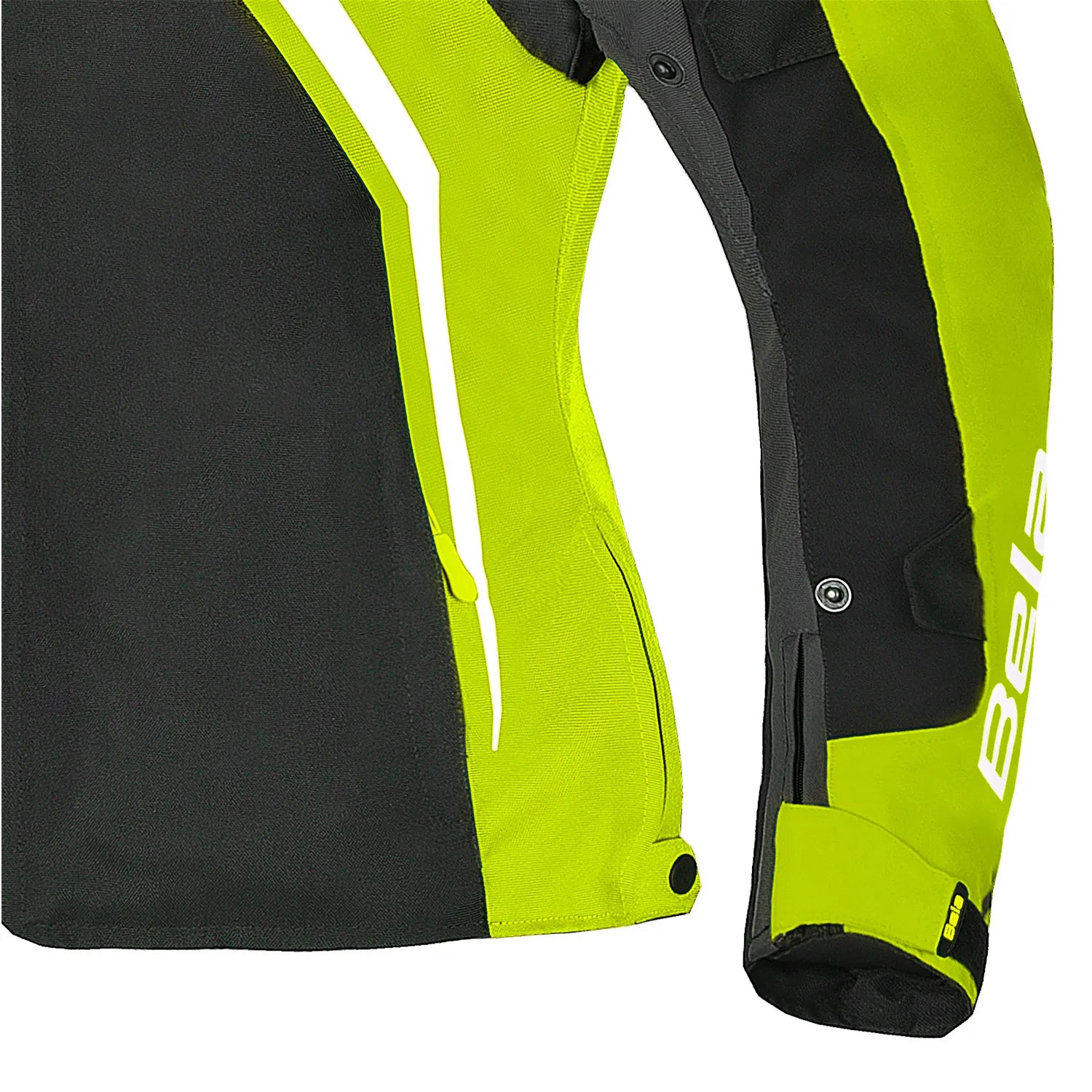 BELA Elanur Lady Textile Motorcycle Touring Jacket Black Grey Yellow