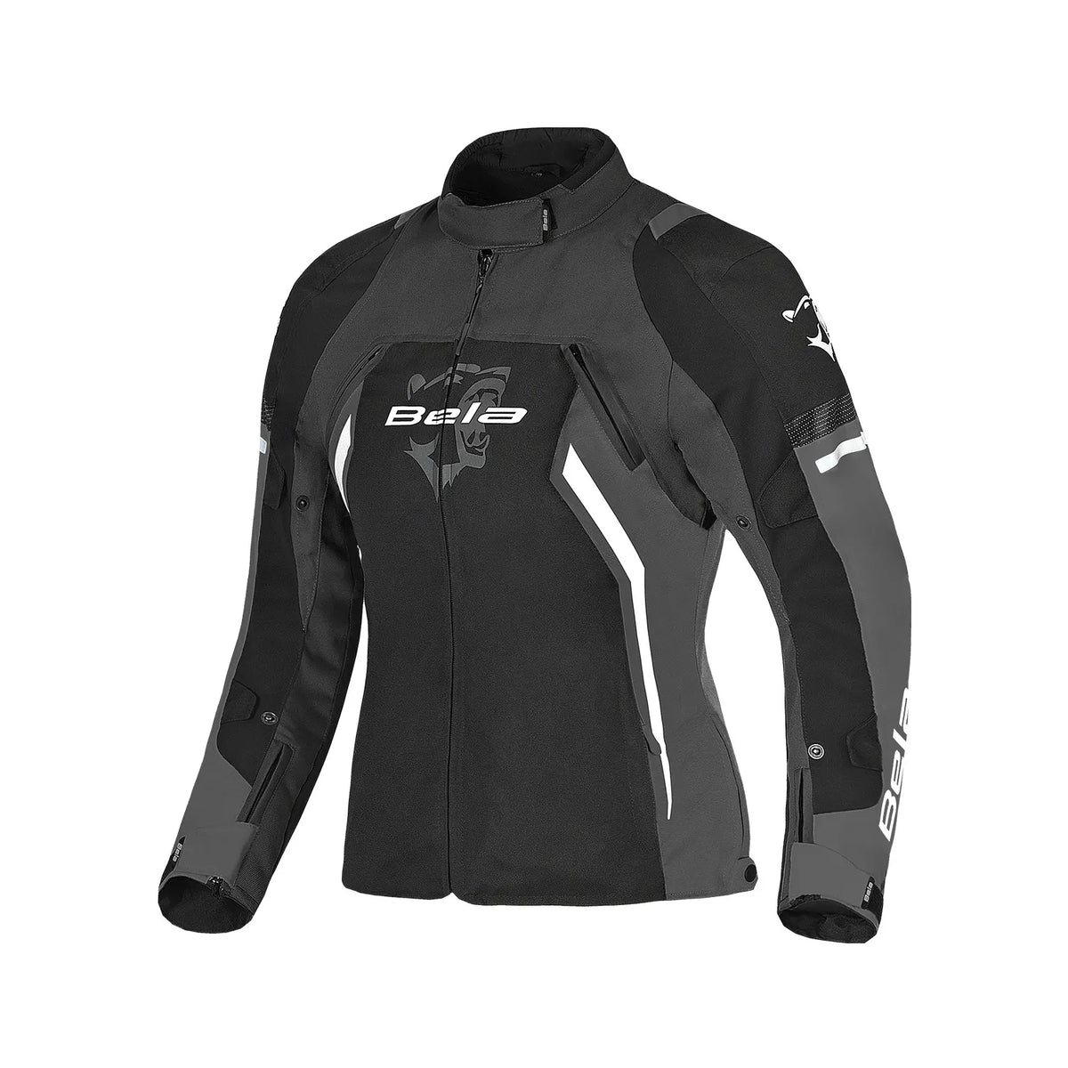 BELA CORDANIEL LADY ALL SEASON MOTORCYCLE TEXTILE JACKET BLACK GREY