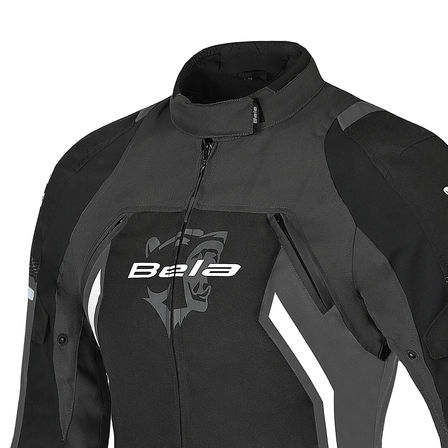 BELA CORDANIEL LADY ALL SEASON MOTORCYCLE TEXTILE JACKET BLACK GREY