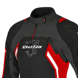 BELA ELANUR LADY TEXTILE MOTORBIKE JACKET BLACK/ANTHRACITE/RED