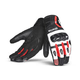 BELA Air Flow Lady Motorcycle Leather Glove Black White Red