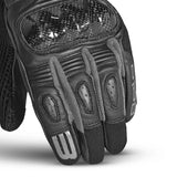 BELA Air Flow Motorcycle Leather Glove Black/Grey