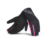BELA Rebel Lady All Weather Motorcycle Gloves Black Pink