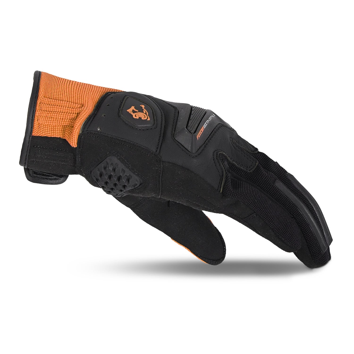 BELA - Man Star Textile Glove Black/Orange