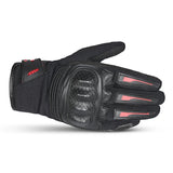 BELA Drift Motorcycle Textile Gloves Black Red