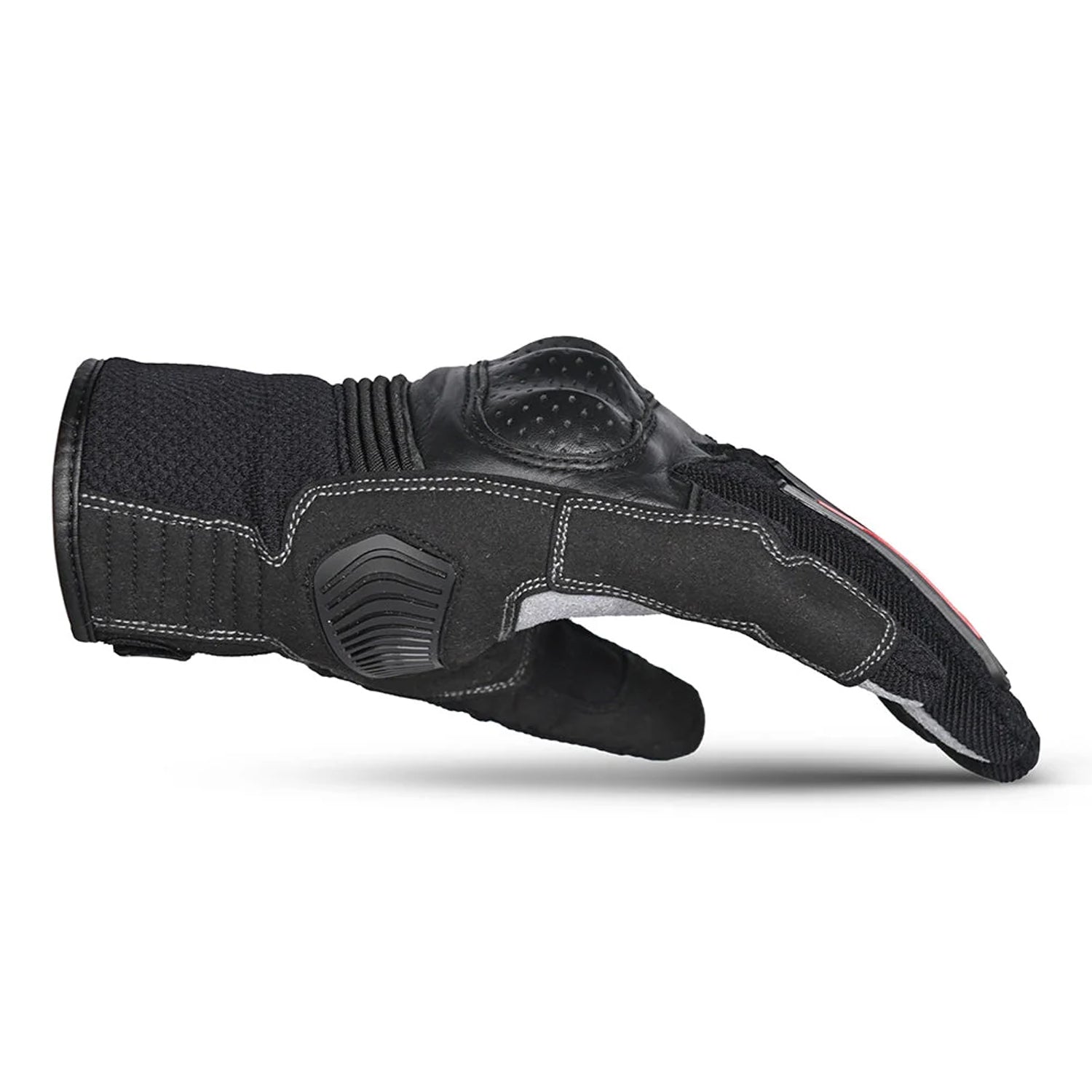 BELA Drift Motorcycle Textile Gloves Black Red