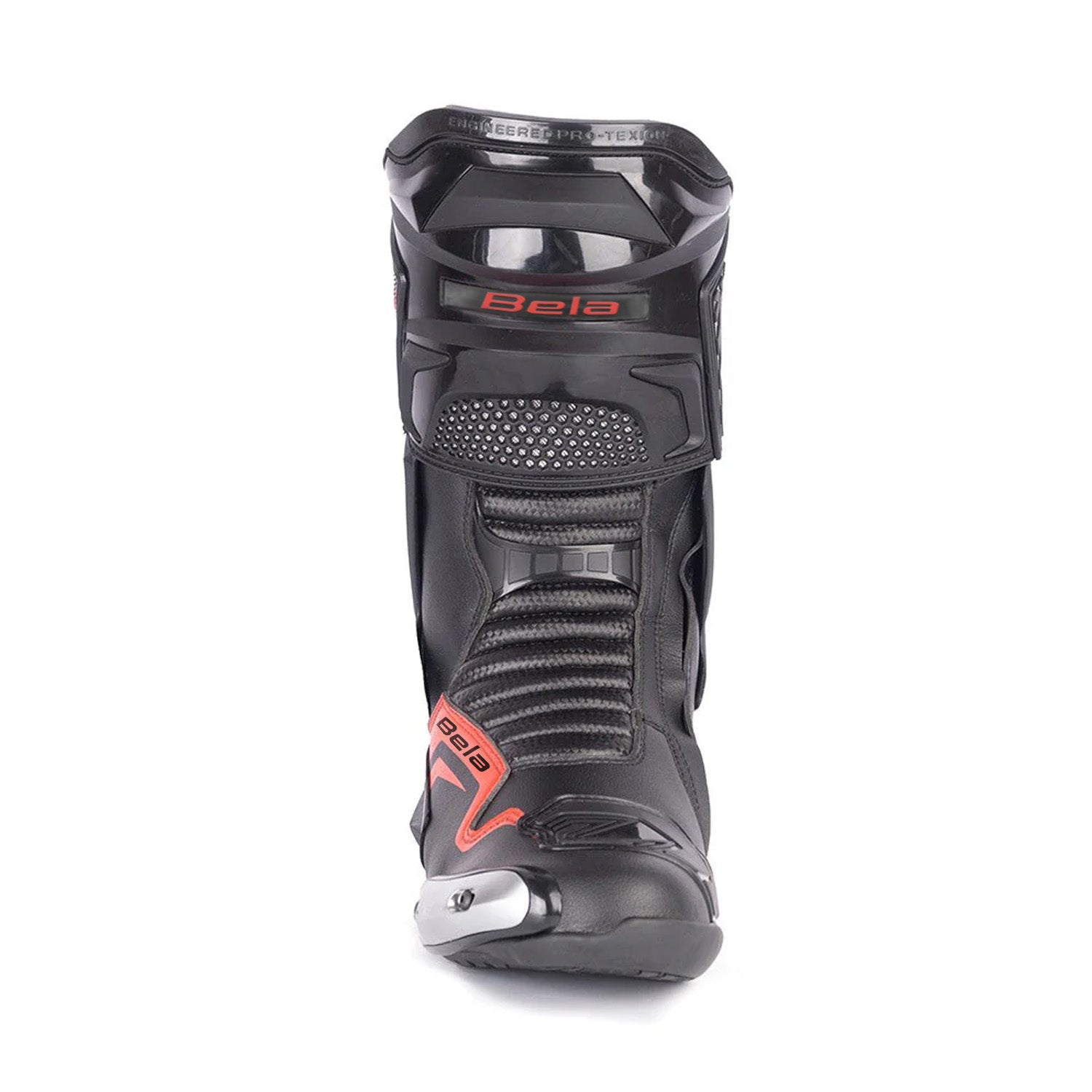 BELA Speedo 3.0 Motorcycle Leather Boots Black/Red