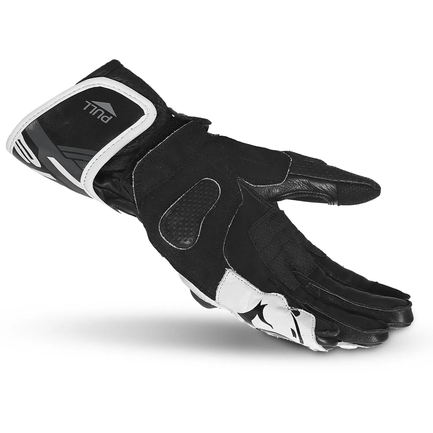 BELA Lemox Man Motorcycle Racing Gloves Black White