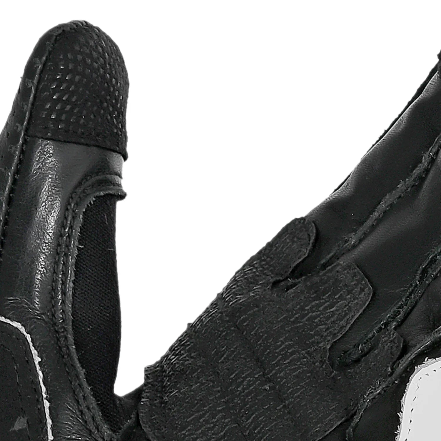 BELA Lemox Man Motorcycle Racing Gloves Black White