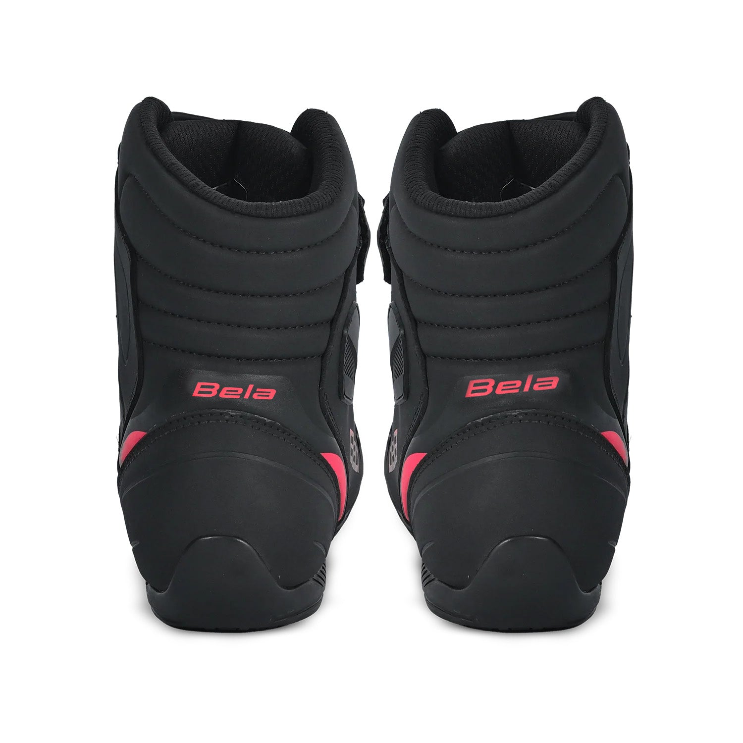 BELA Mission WR Urban Motorcycle Boots Black Red