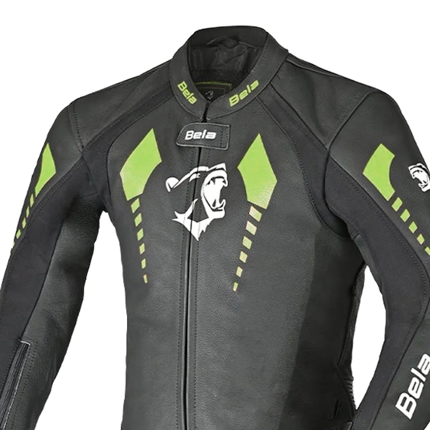 BELA Rollover 1PC Kids Motorcycle Suit Black/Fluor Yellow