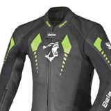 BELA Rollover 1PC Kids Motorcycle Suit Black/Fluor Yellow