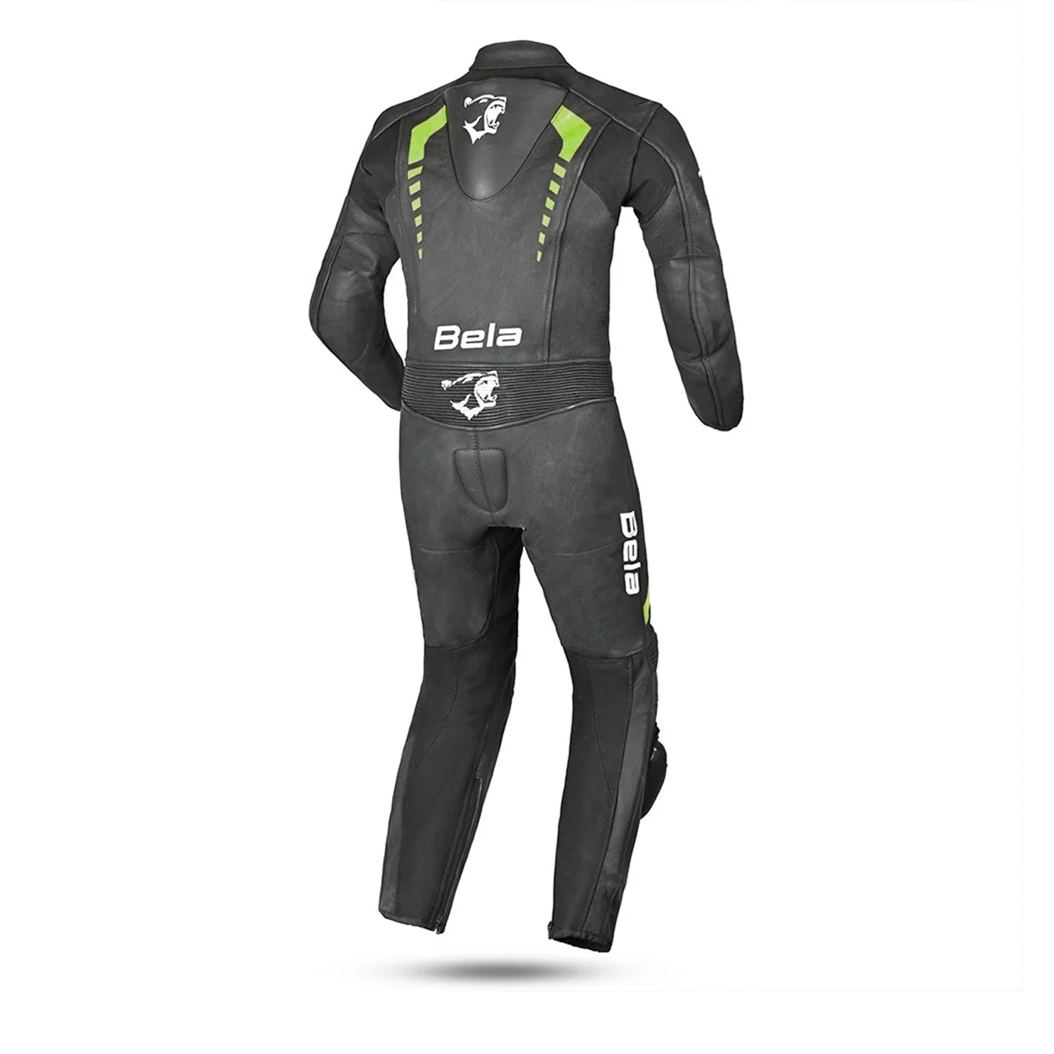 BELA Rollover 1PC Kids Motorcycle Suit Black/Fluor Yellow