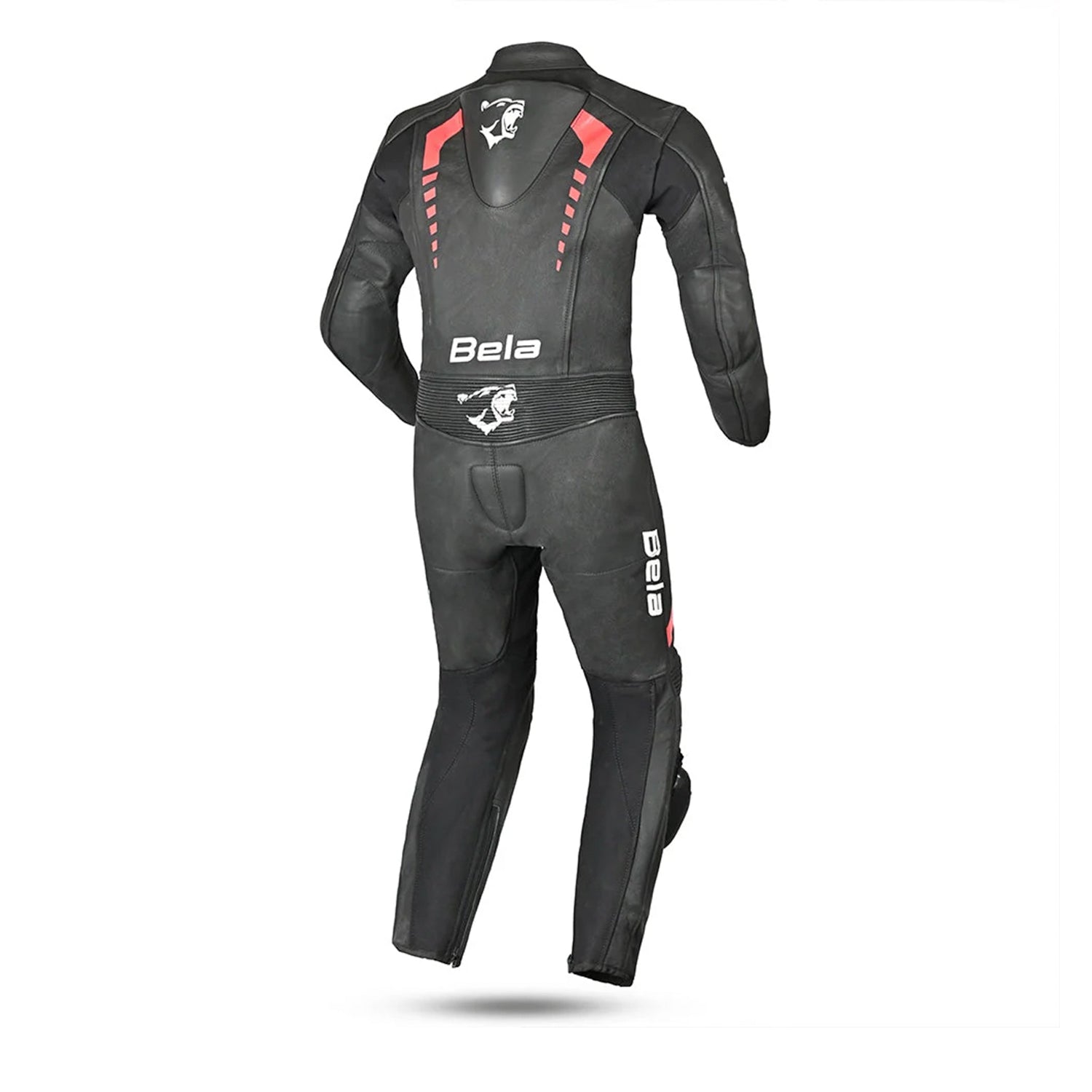Mono 1-PC Rollover Motorcycle Kids Suits Black/Red Fluor