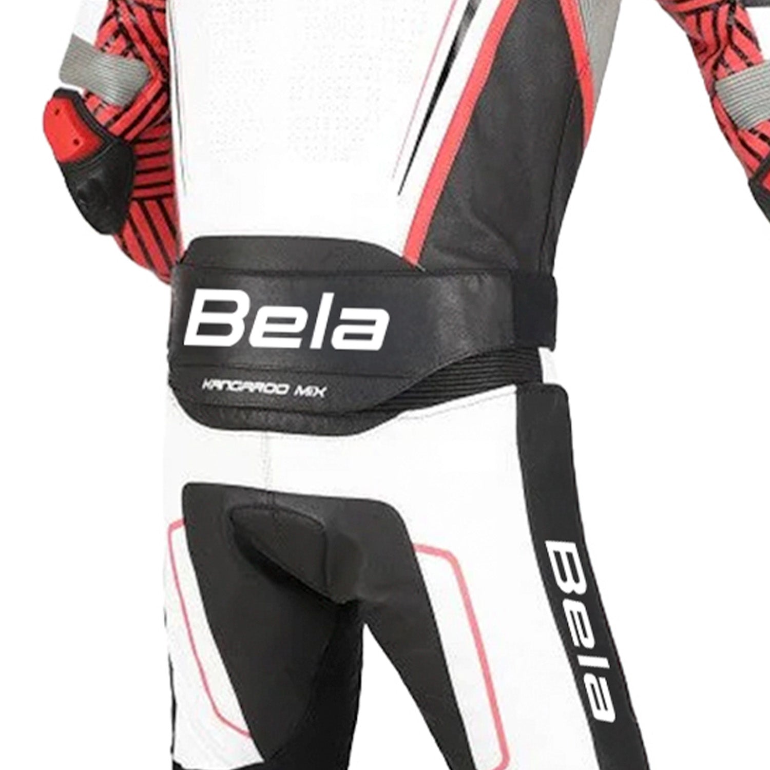 BELA North Star 2 PC Motorbike Leathers Suits Black/White/Red
