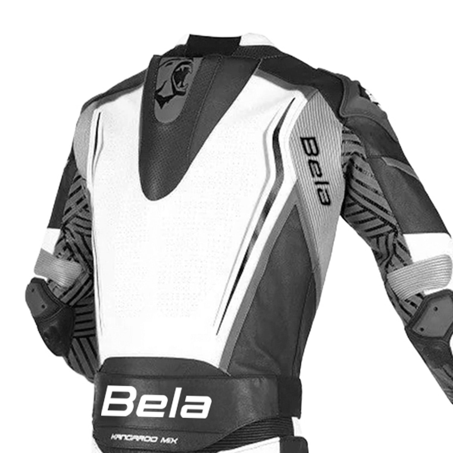 BELA North Star 2 PC Motorcycle Racing Suit Black/White