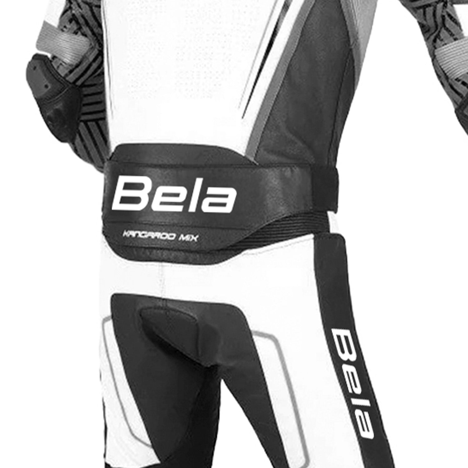 BELA North Star 2 PC Motorcycle Racing Suit Black/White