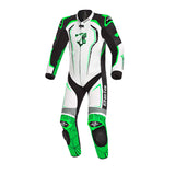 BELA North Star 1 PC Motorcycle Suit White Black Green