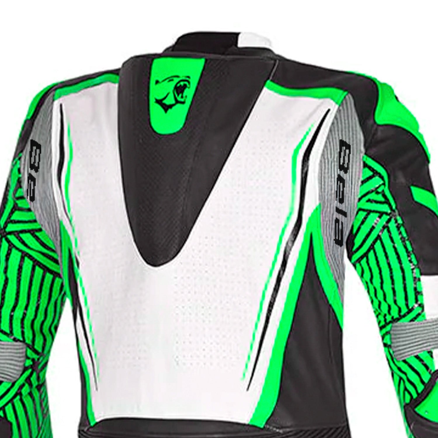 BELA North Star 1 PC Motorcycle Suit White Black Green