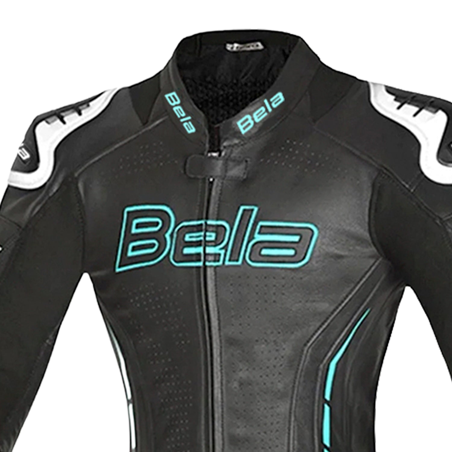 Bela Rocket Lady 1-PC Mix Kangaroo Motorcycle Suits White Black Blue