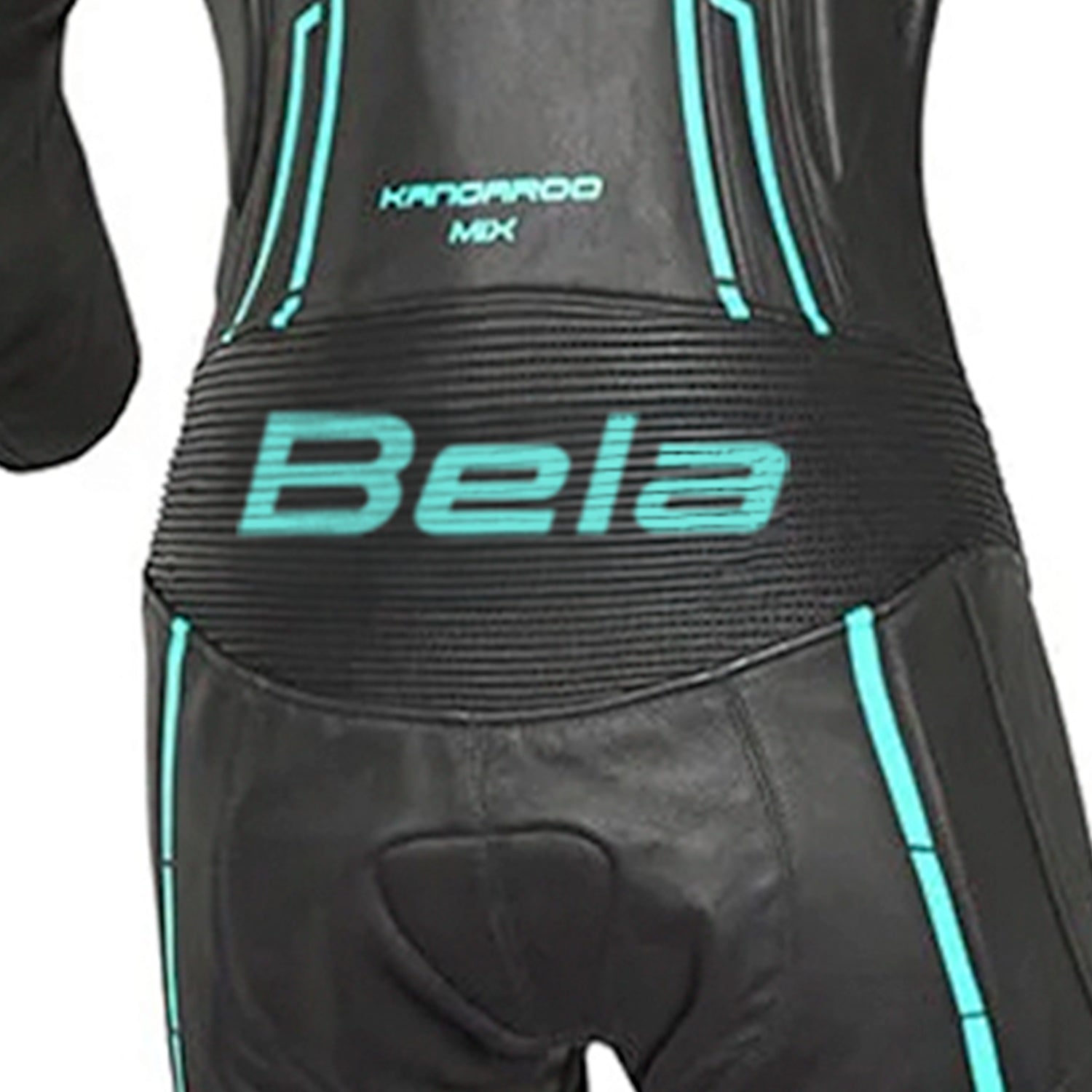 Bela Rocket Lady 1-PC Mix Kangaroo Motorcycle Suits White Black Blue