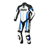 Bela Rocket 1-PC Kids Motorcycle Suits White/Blue/Black