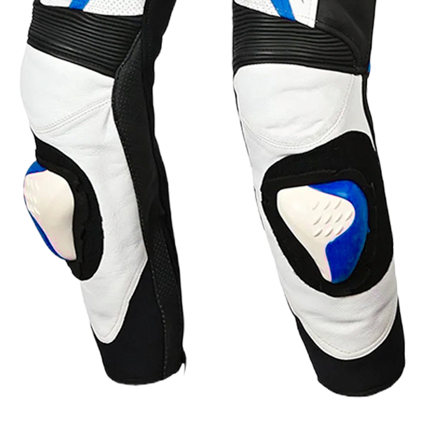 Bela Rocket 1-PC Kids Motorcycle Suits White/Blue/Black