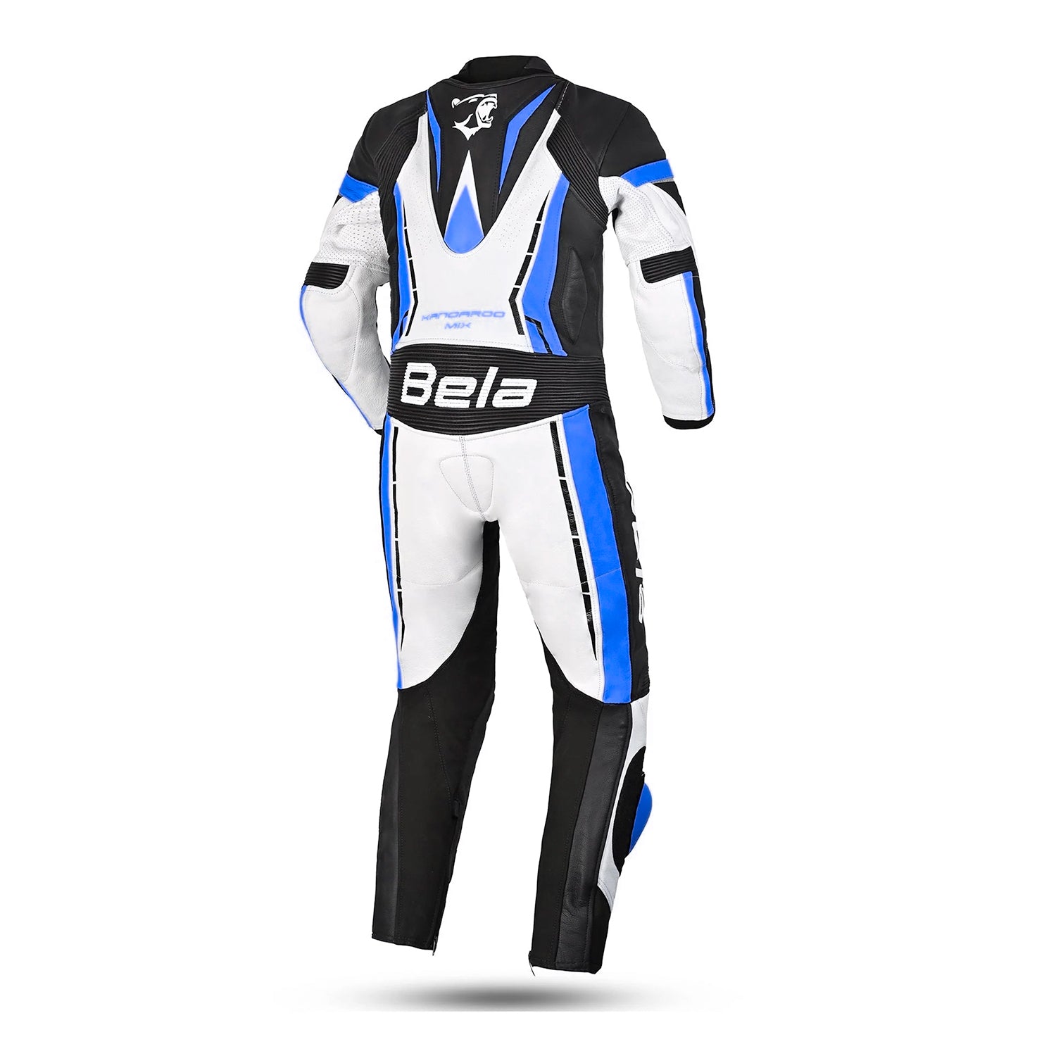 Bela Rocket 1-PC Kids Motorcycle Suits White/Blue/Black