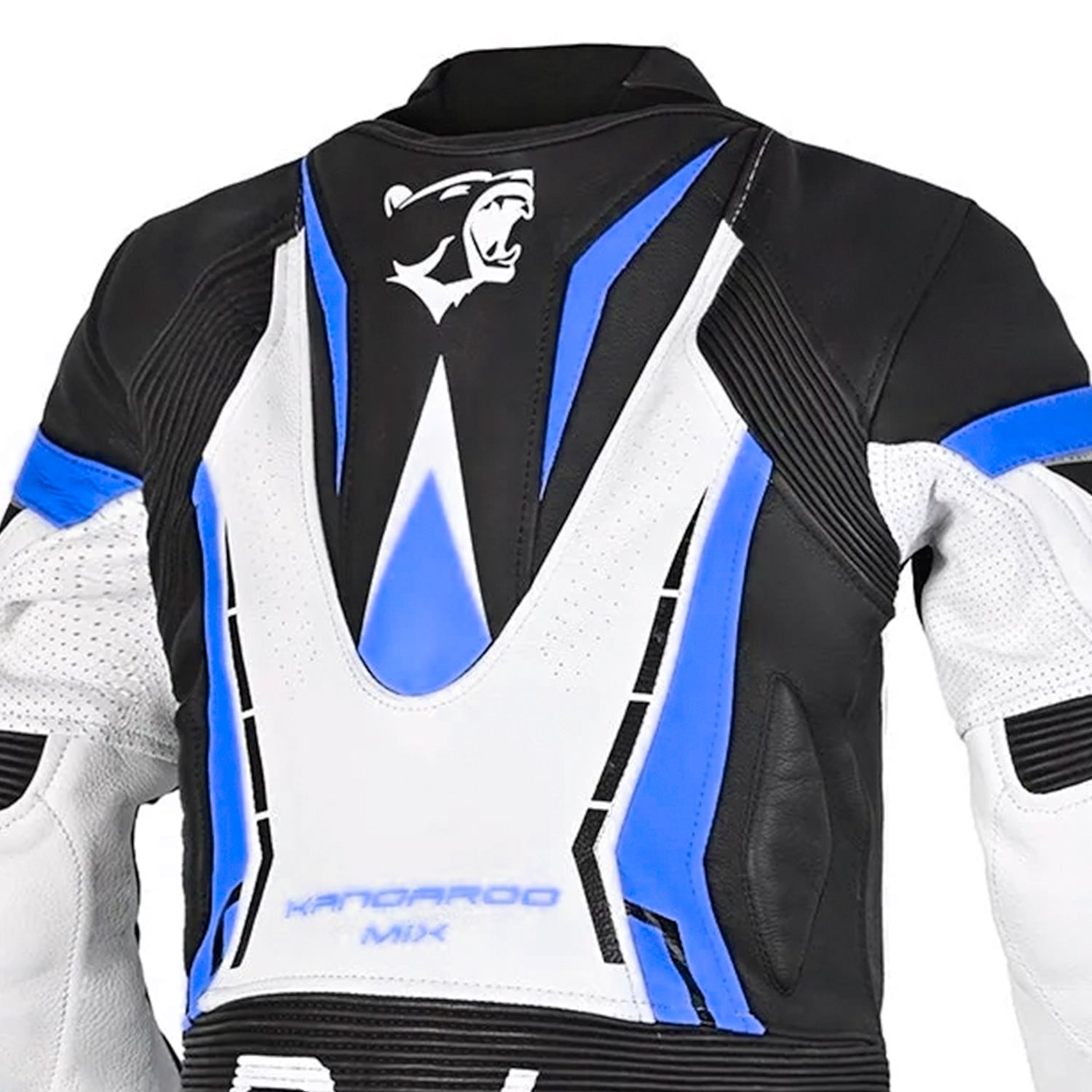 Bela Rocket 1-PC Kids Motorcycle Suits White/Blue/Black