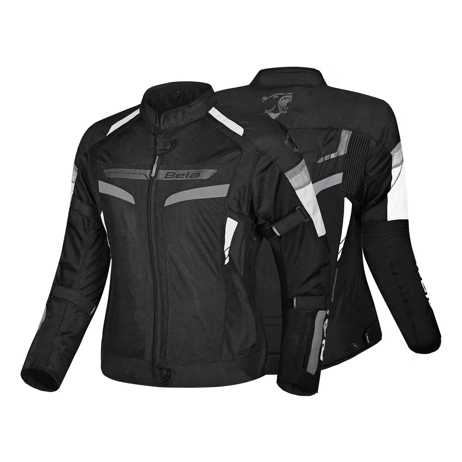 BELA Sprinter Lady Textile Motorbike Jacket Black Grey
