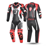 BELA X Race 1PC Motorbike Racing Suits Black White Red