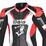 BELA X Race 1PC Motorbike Racing Suits Black White Red