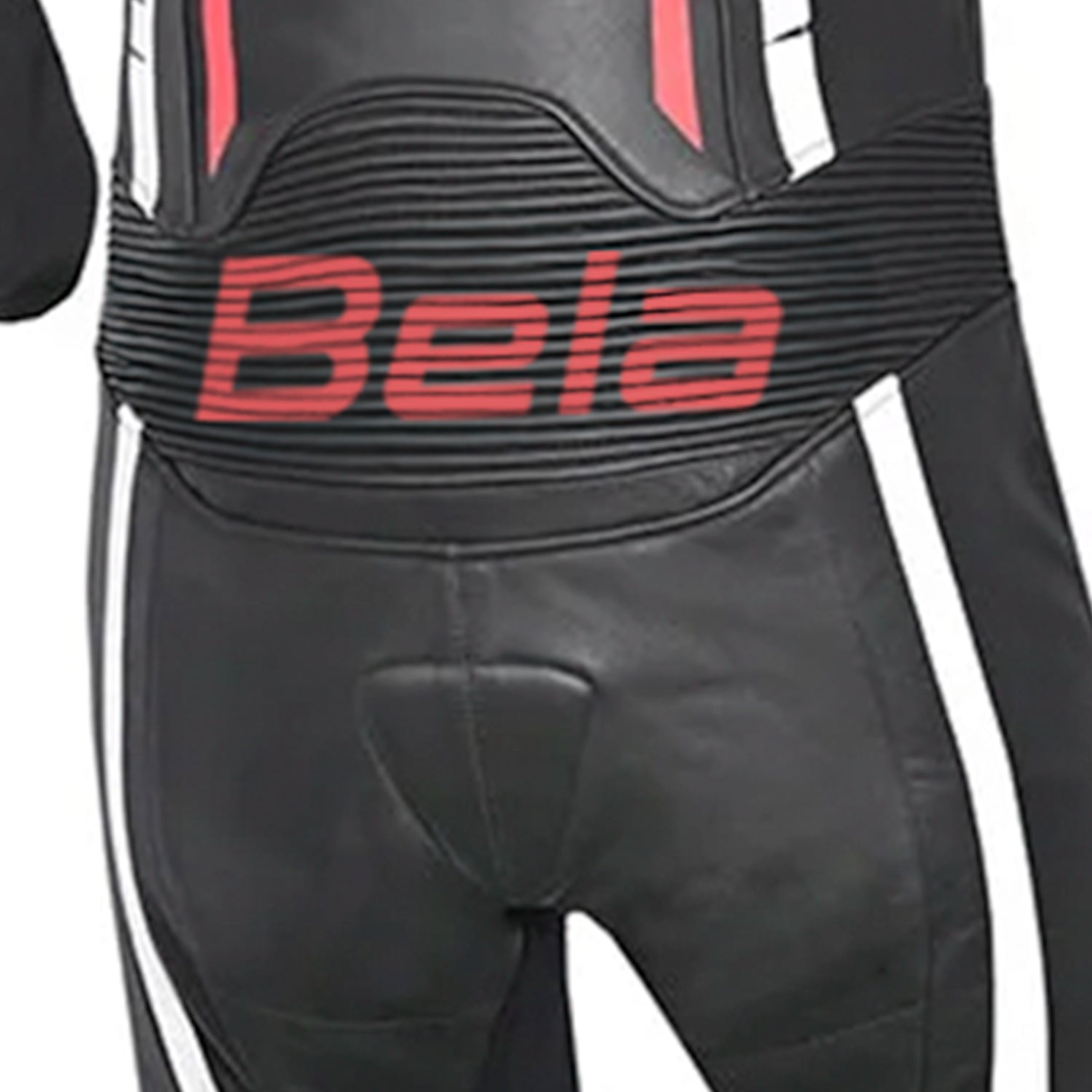 BELA X Race 1PC Motorbike Racing Suits Black White Red